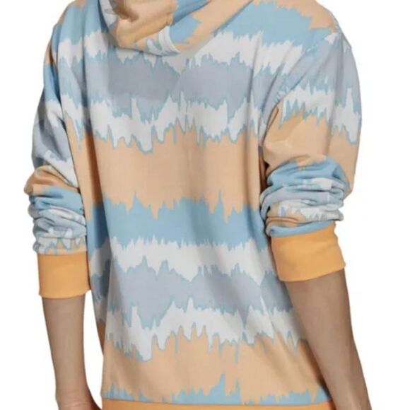 New Adidas Adventure Zig Zag Lizard hooded Hoodie Sweatshirt jacket pullover L - Picture 2 of 4